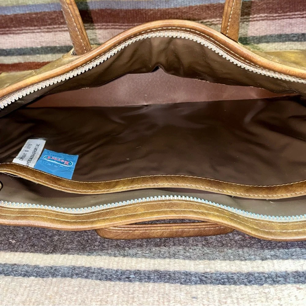 Vintage Escort 1975 Brown Leather Men's Bag